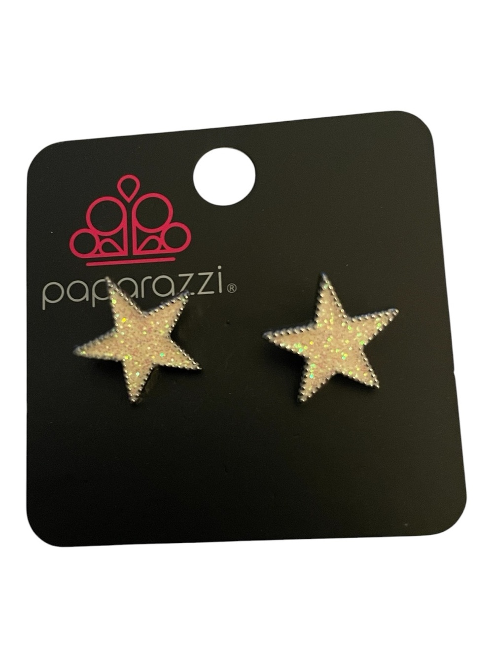 Paparazzi Silver Swirl Stud Earrings NWT - Picture 2 of 3